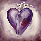 Alfred Gockel Shades of Love - Lavender painting
